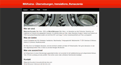 Desktop Screenshot of mak-sima.com